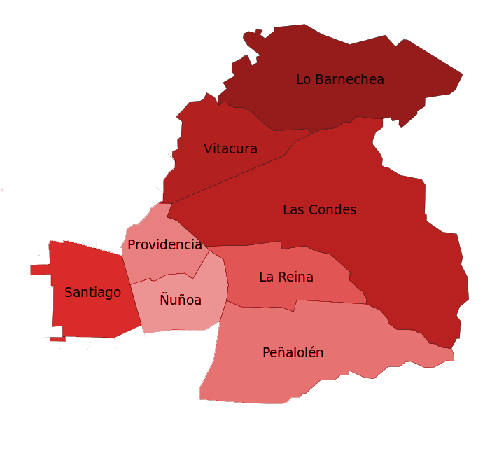 Mapa Santiago